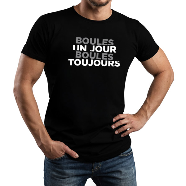 t shirt pétanques boules