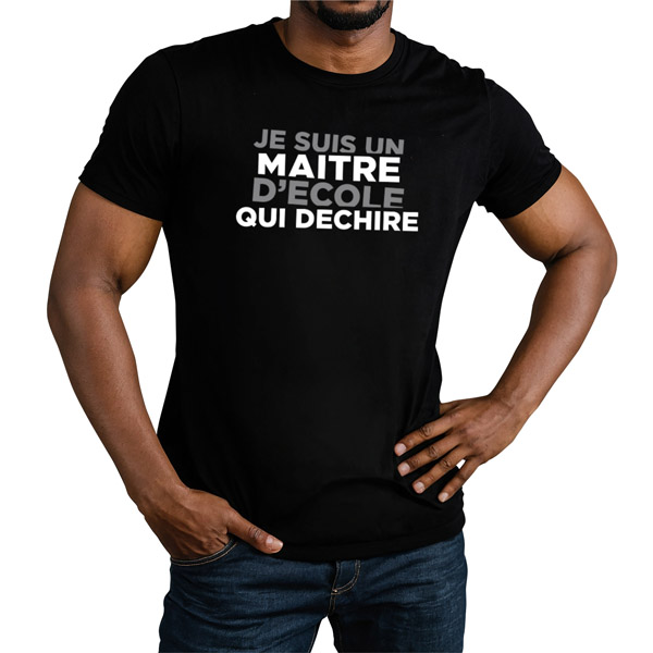 t-shirt modèle maitre d'école